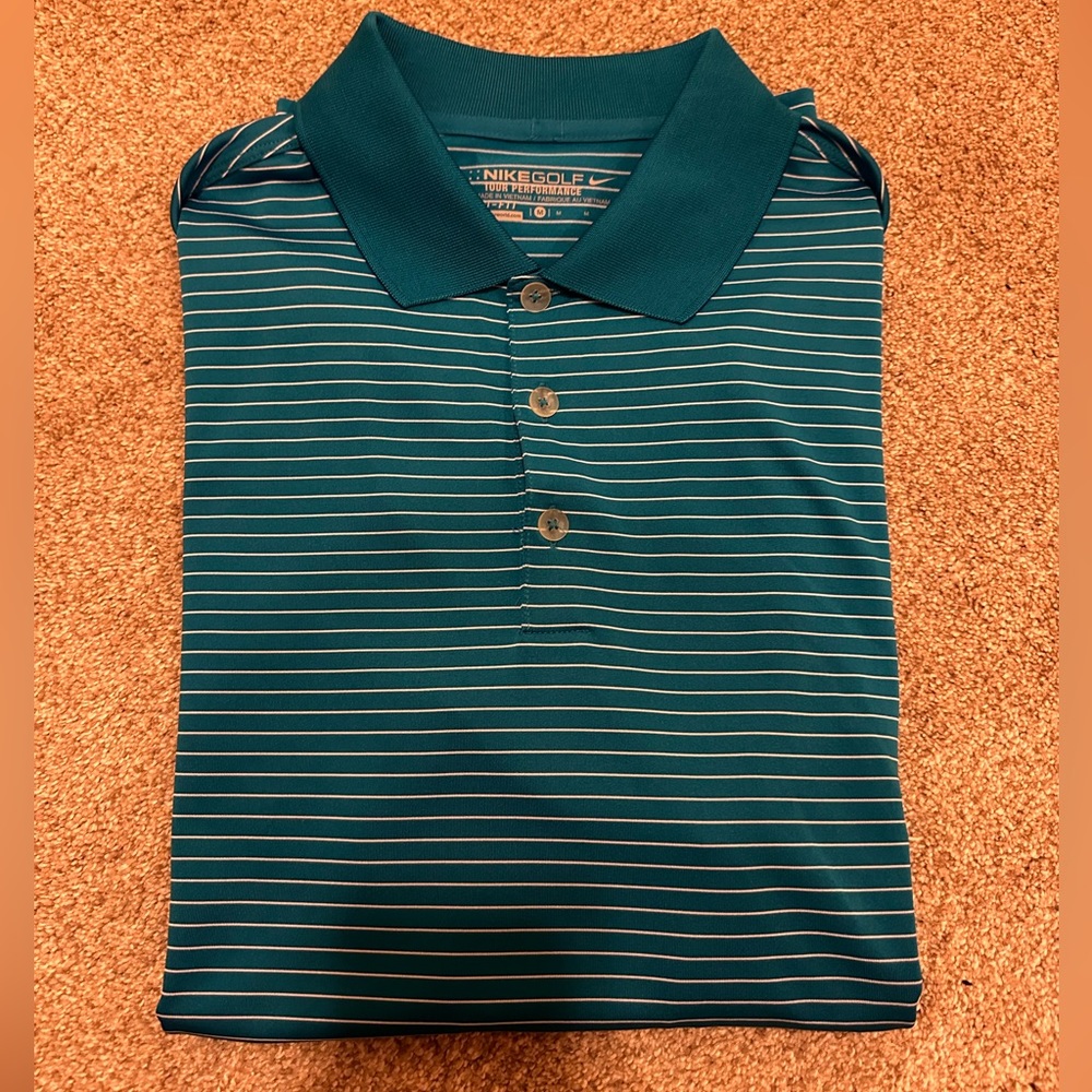 Striped Nike Golf Polo